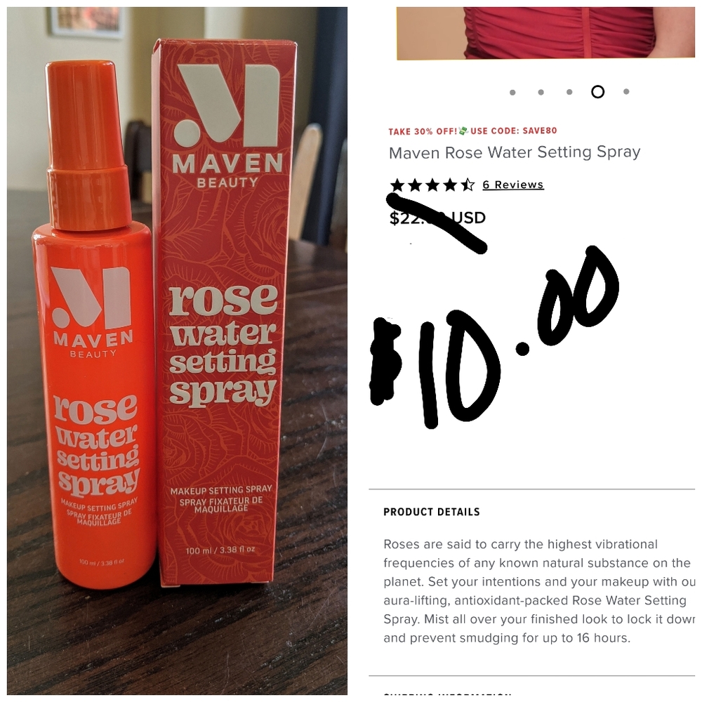 Setting spray